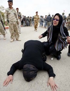 Iranian women protest in Diyala province